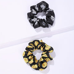 2pcs Tennis Pattern Scrunchie Hair Ties