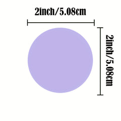500pcs Purple Thermal Labels Stickers 5.08x5.08cm