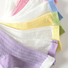 Colorblock Crew Socks Comfy & Breathable Mid Tube Socks Women's Stockings