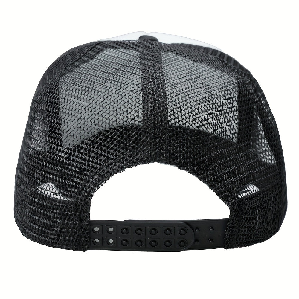 Men's Baseball Mesh Cap Breathable Outdoor Sunshade Trucker Hat