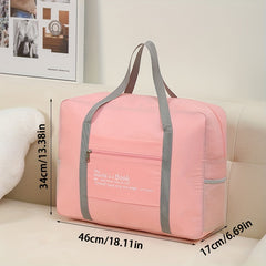 Large Capacity Gym Duffle Bag Foldable Weekend Travel Bag