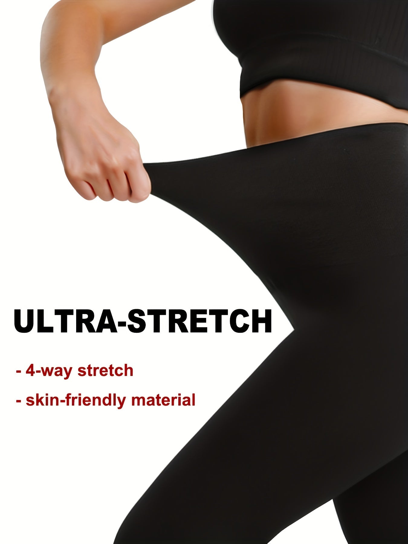 Women's Fleece Lined Sports Leggings Thermal High Waist Tummy Control Yoga Pants