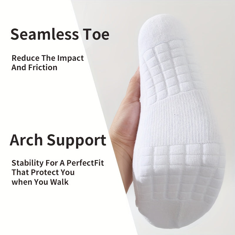 5 Pairs Breathable Ankle Socks for Men - Sweat Resistant for Outdoor Activities
