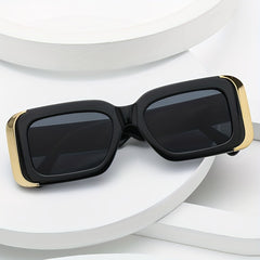 Y2K Square Sunglasses HipHop Block Glasses UV400