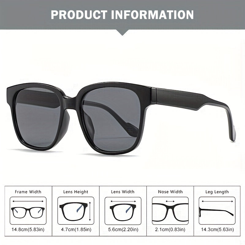 Large Frame PCUV400 Sunscreen Sunglasses