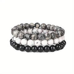 Men's Bronze Tiger Eye Agate Stone Set Bullet