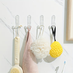 Plastic Shower Curtain Rings Hooks Set for Curtain