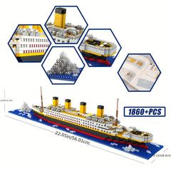 1878pcs Building Block Set 3D Puzzle DIY Educational Toys Bricks Toy Gift