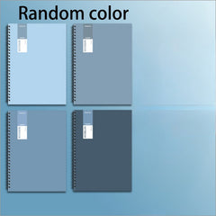 A4 Exam Study Notebook, Coil Thickening Style