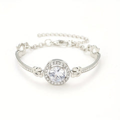 Rhinestone Bangle Bracelet Women's Jewelry