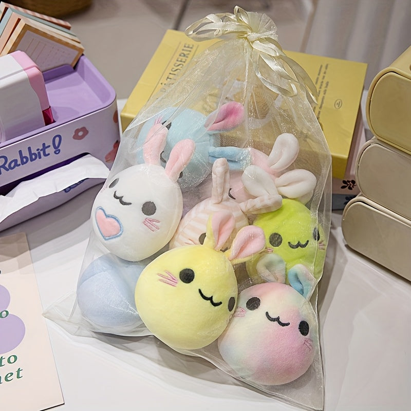 9pcs Single Rabbit Plush Bag Long Eared Bunny Doll Gift
