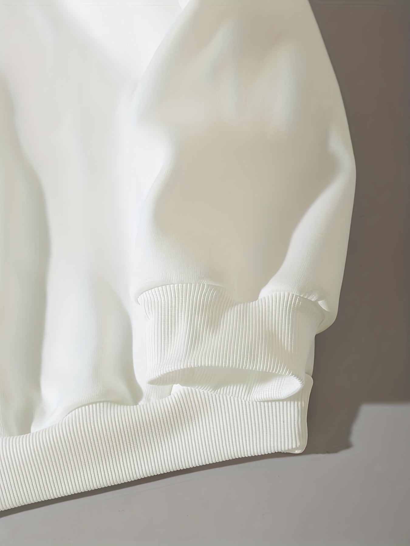 Letter Print Pullover Sweatshirt Crew Neck Fall Winter Women's Clothing