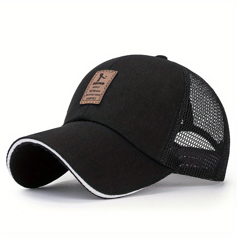 Breathable Men's Trucker Baseball Cap for Golf and Sports