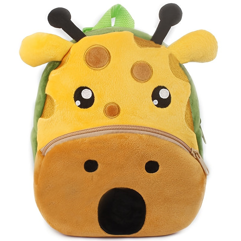Girls Cartoon Plush Animal Backpack Shoulder Bag Coin Purse