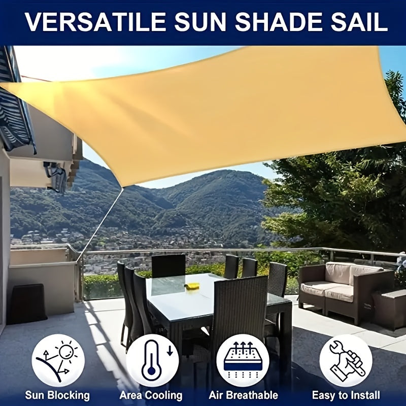 Rectangular Sunshade Breathable 8-Pin 96% Shading Rate