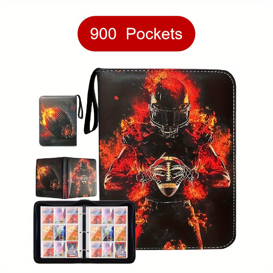 Rugby Football Card Binder 900 Pockets Card Storage Case