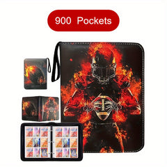 Rugby Football Card Binder 900 Pockets Card Storage Case