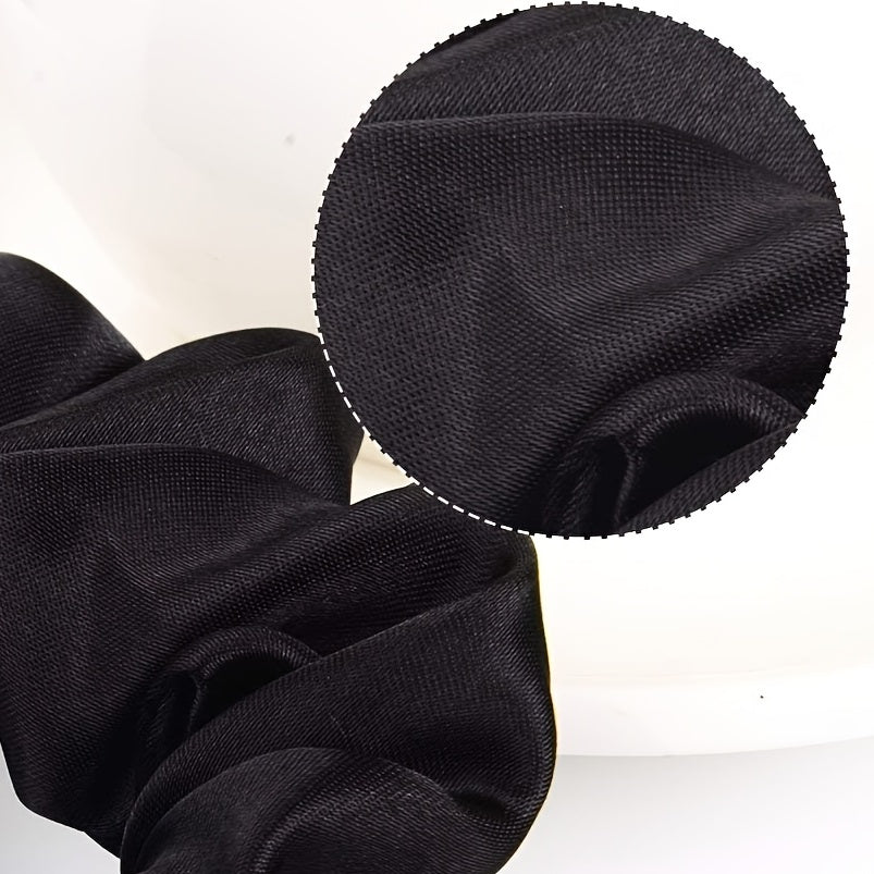 10pcs Satin Scrunchies Hair Ties Elastic Hair Bobbles Ponytail Holders