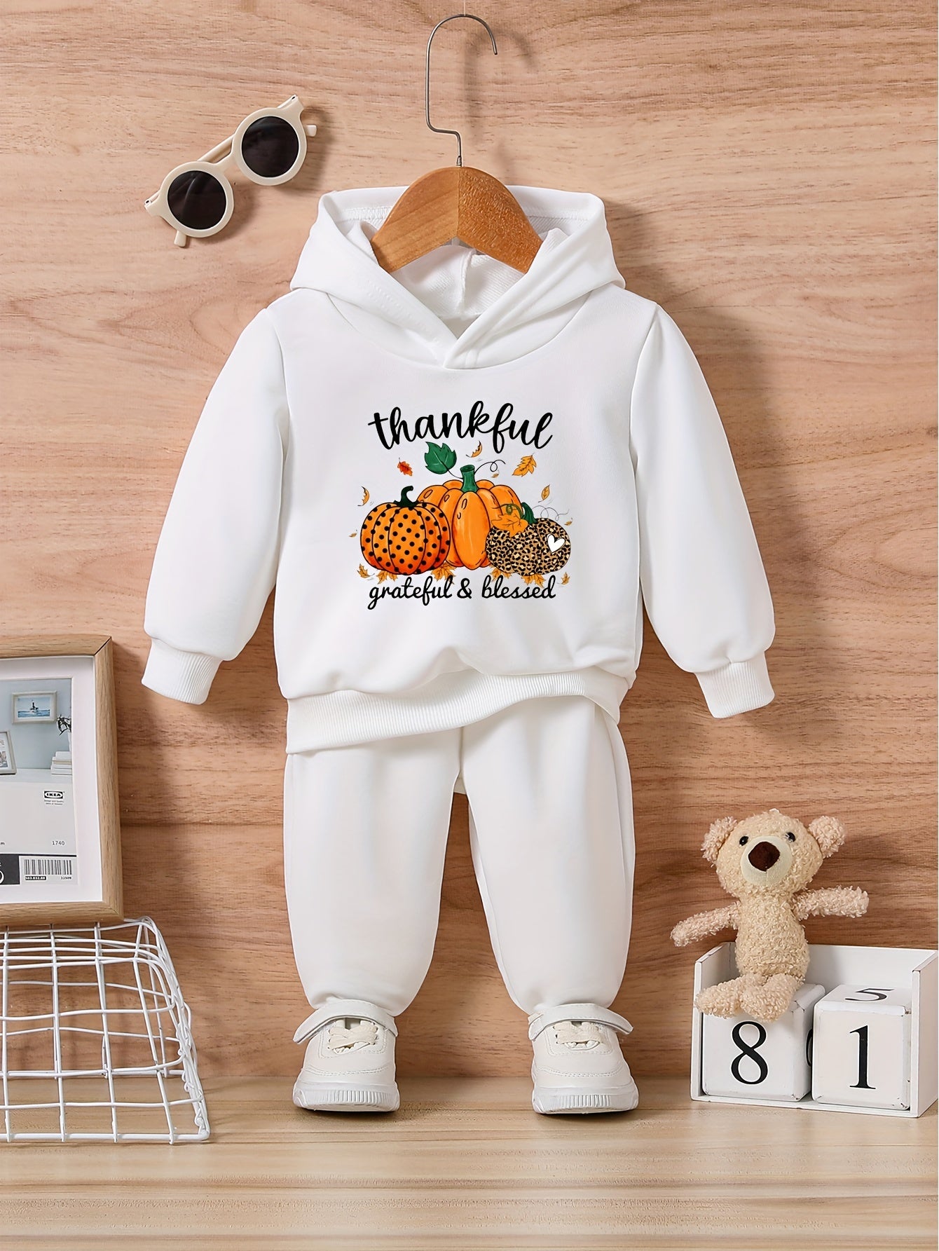 Thanksgiving Cartoon Outfit Baby Set