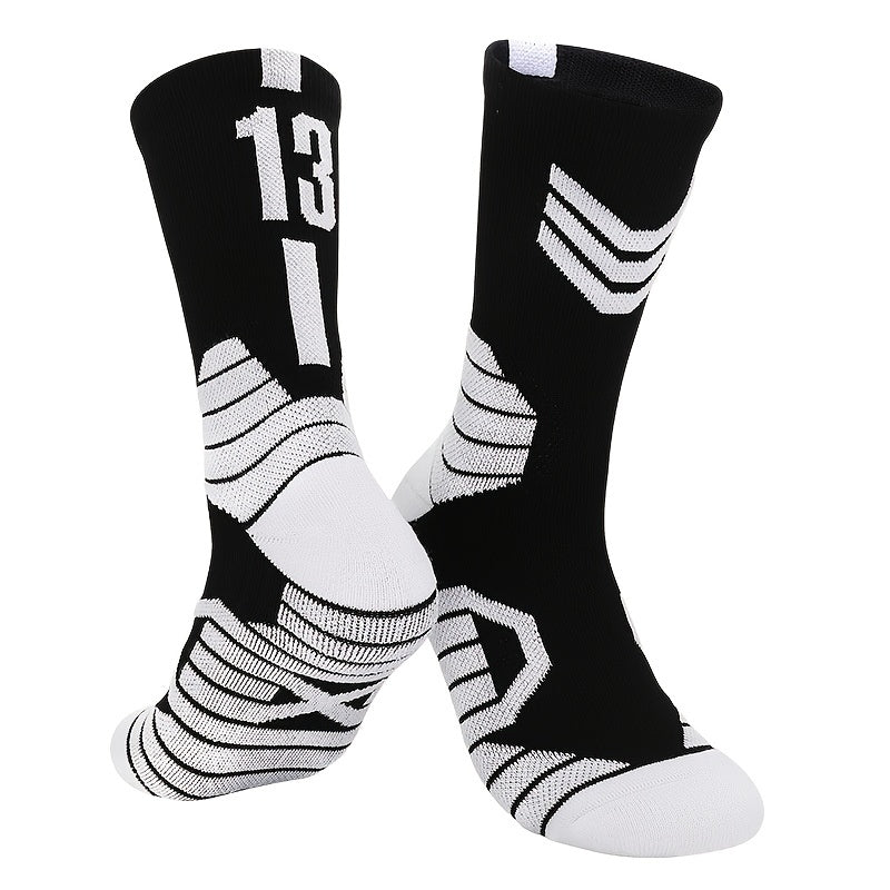 Adult Basketball Socks Breathable Sweat Absorbing Non Slip