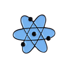 Chemical Molecular Beaker Alloy Oil Dripping Brooch