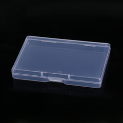 Portable Square Plastic Box for Cards, Jewelry & Notes