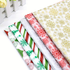10 sheets Christmas Paper Snowflake Elk Wrapping Paper