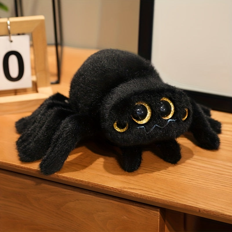 Halloween Spider Plush Toy Soft Gray & Striped Boys & Girls Party