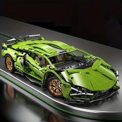 Large Building Blocks Toy Set for Car Enthusiasts