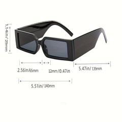 Hip Hop Small Square Sunglasses Punk Glasses