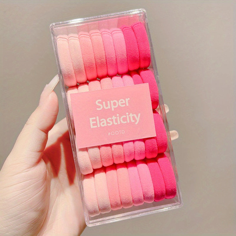 32pcs Colorful Girl's Hair Ring for Ponytail Hair Accessories