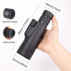 High Power 30x50 Zoom Monocular Telescope With Bak4 Lens