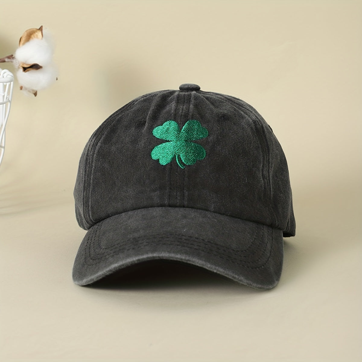 Embroidered Baseball Cap Soft Top Hat Outdoor Sun Hat