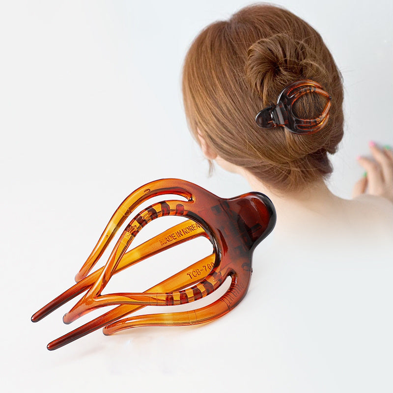 Hollow Out Hair Claw Clips Strong Hold Grip Hair Jaw Clip For Thin Hair