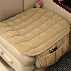 Car Seat Cushion Memory Silk Wadding Non Slip with Storage Pouch