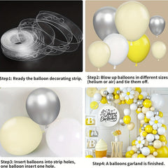 Yellow Balloon Wreath Arch Set for Celebrations