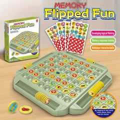 Colorful Fruit Memory Board Game Interactive Puzzle Toy with DIY Stickers
