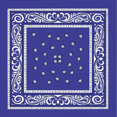 Personalized Men's Square Scarf with Your Photo Emblem