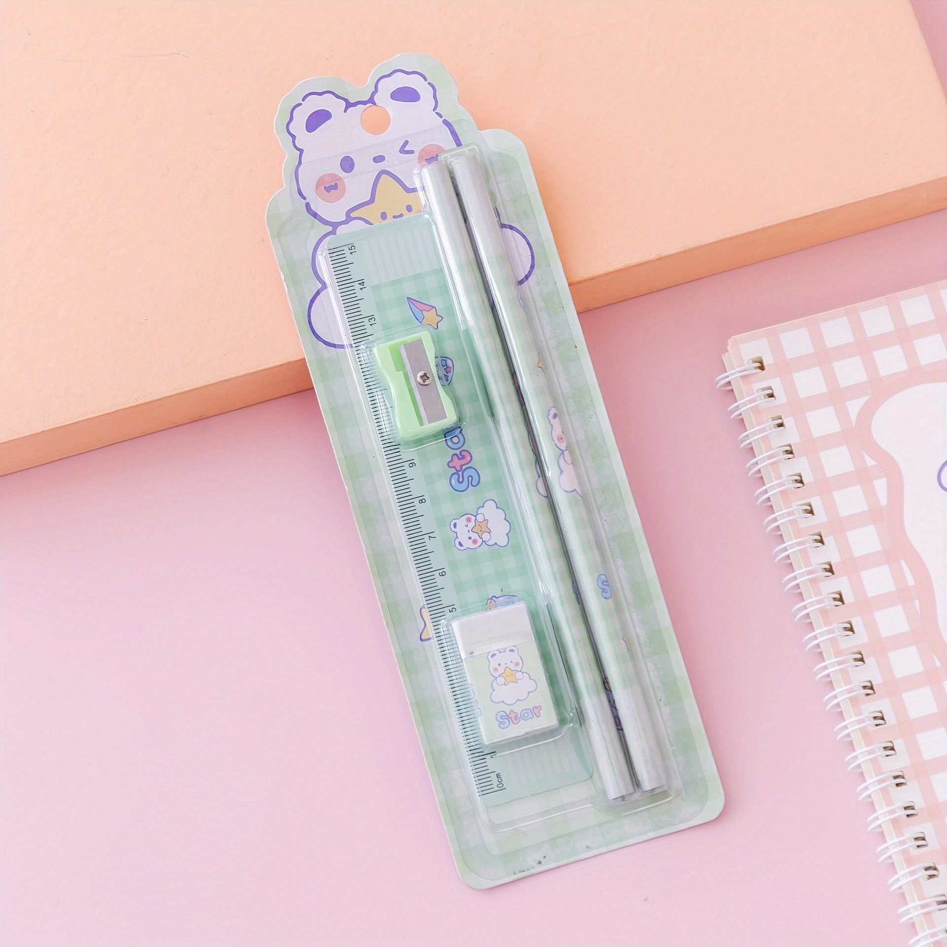 Cute Pencil Set for Students - Ideal Gift for Girls - School Learning Supplies