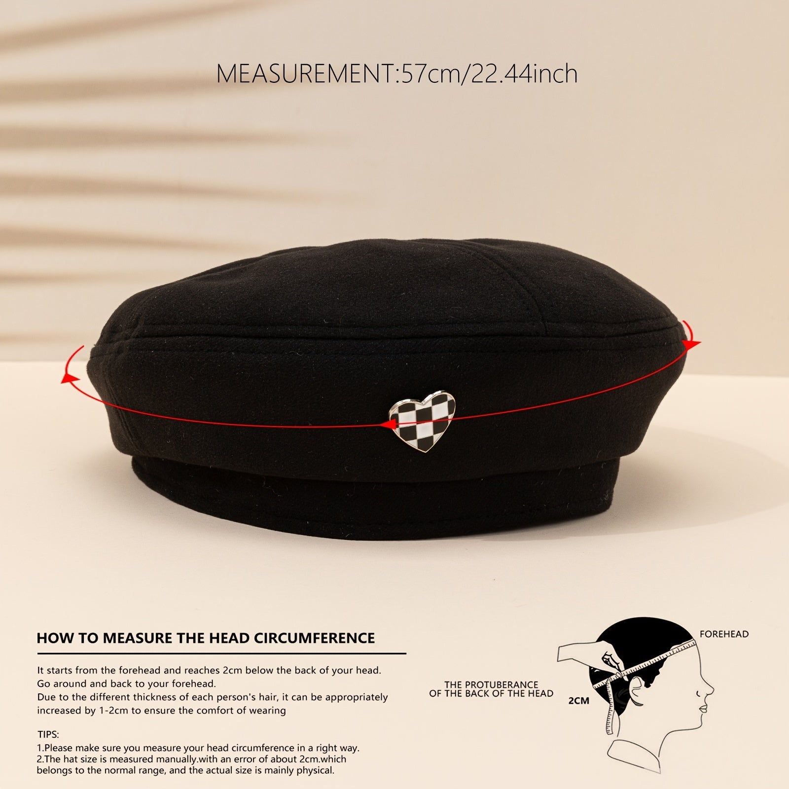 Solid Classic Beret Winter Warm Ladies Beanie French Style Hat