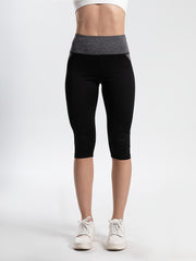 Mesh Stitching Yoga Leggings with Butt Lift & Sweat Absorption
