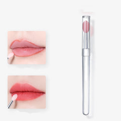 Silicone Lip Brush With Cover Dustproof Lip Film Brush Lipstick Brush