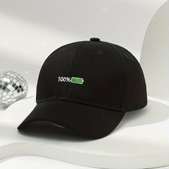 Mens Embroidered Sunscreen Baseball Cap - 100 Pattern