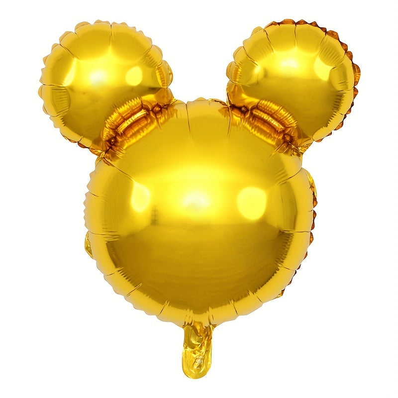 2pcs Bear Head Foil Balloons Party Decoration Children's Birthday