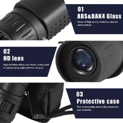 Compact 7X18 Monocular Telescope for Bird Watching and Sports