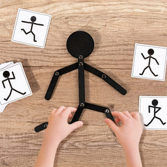 24pcs Matching Puzzle Game Wooden Toys for Sports Loving Kids