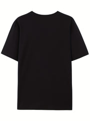 Solid Short Sleeve T-shirt for Women Comfort Fit
