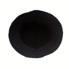 Hawaii Green Print Reversible Bucket Hat for Women & Men