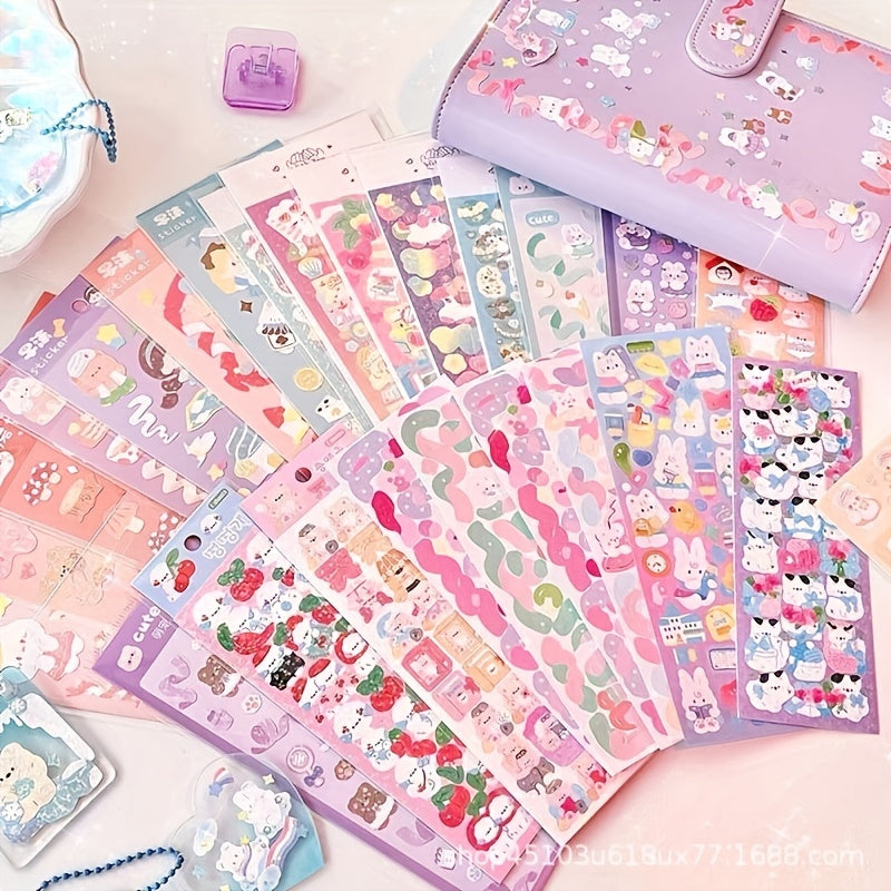 40pcs Puzzle Toy Sticker Set for DIY Crafts, Children's Gifts, Wrapping, Decor