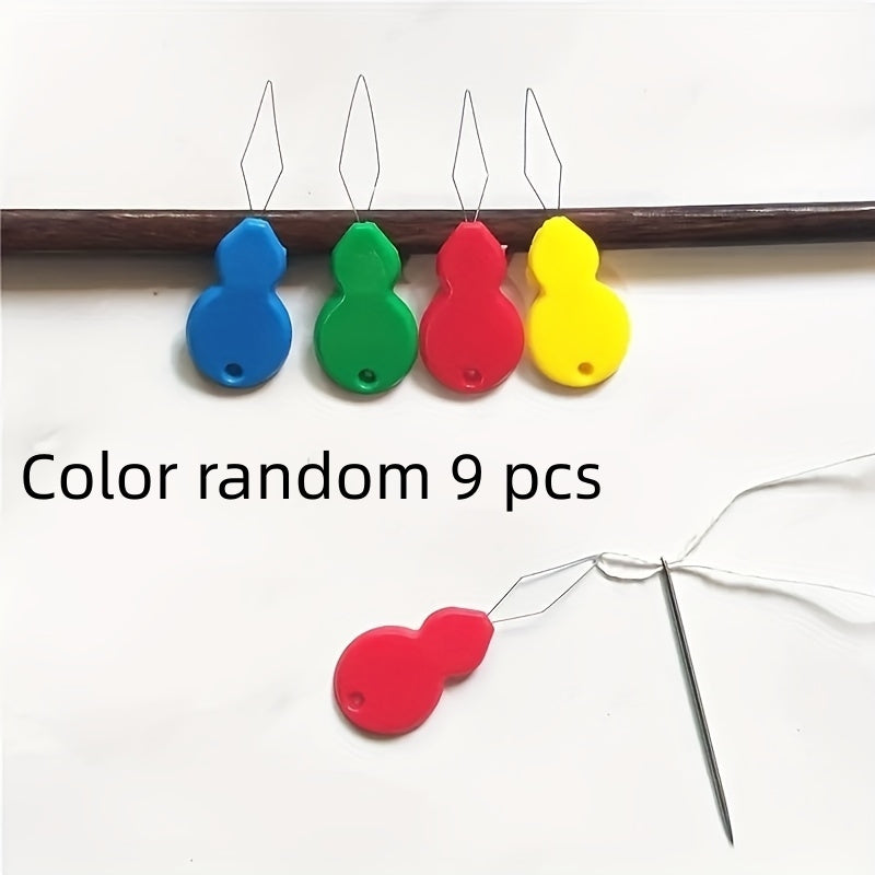 9pcs Needle Threading Machine Lead Large Calabash Cross Stitch Sewing